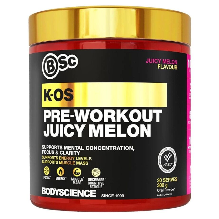 BSc K-OS Pre-workout 300g