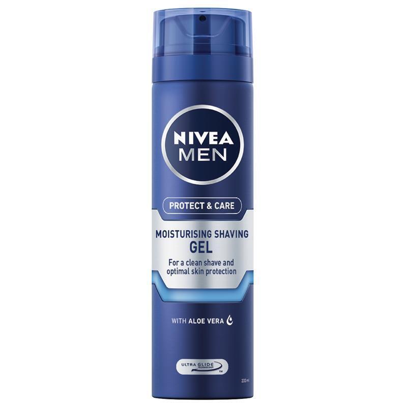 NIVEA MEN Protect & Care Shaving Gel Moisturising 200ml