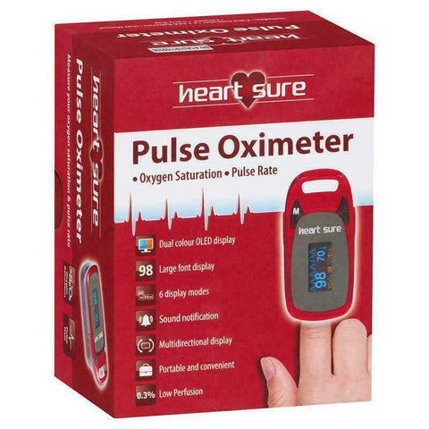 Omron A320 Heart Sure Pulse Oximeter - Red