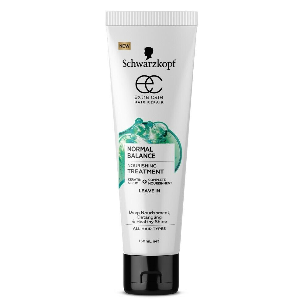 New Schwarzkopf Extra Care Healthy Shine Leave-In Treatment Normal Balance 150ml
